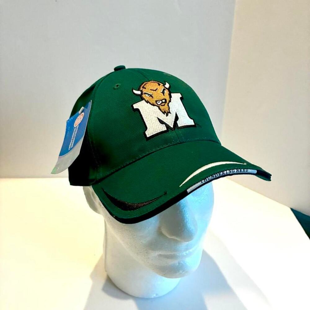 Vintage Marshall University Thundering Herd Brim NCAA Cap Adjustable Hat NWT